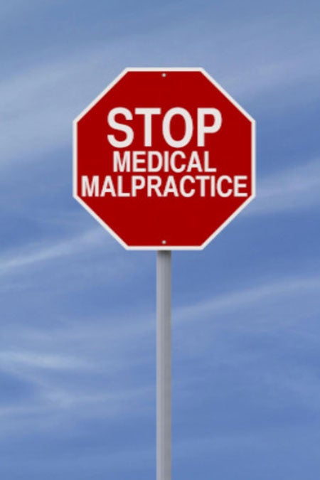 Stop medical malpractice sign, Medical Malpractice Death Statistics